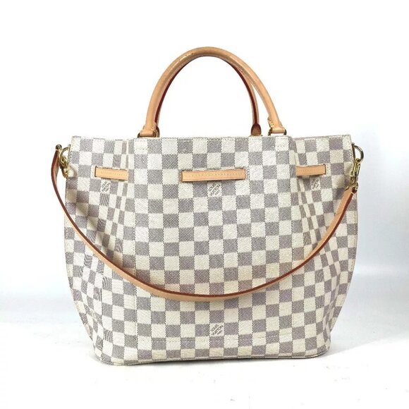 LOUIS VUITTON N41579 Damier Azur Giroratta Bag 2WAY bag Drawstring Shoulder bag - Picture 2 of 16